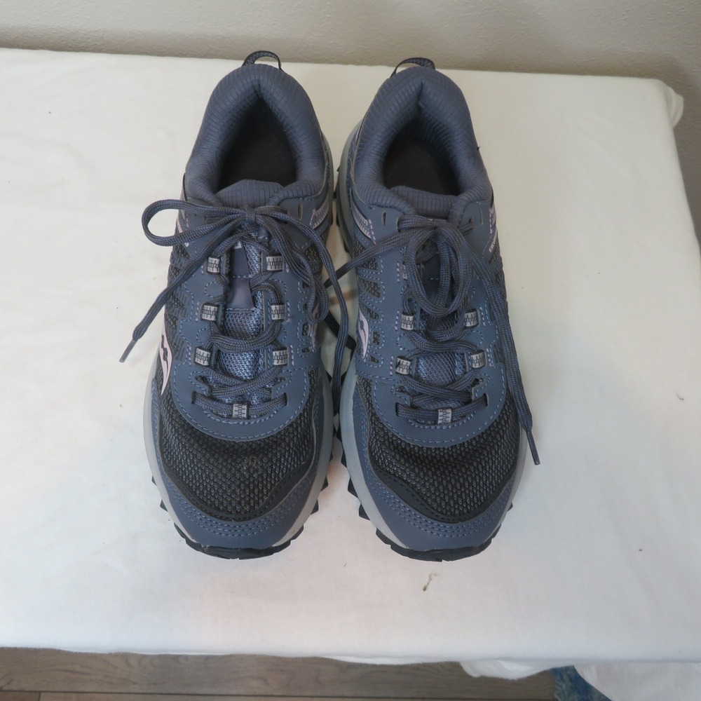 Saucony Excursion TR13 Womens Trail Running Shoes Grey Blue Pink S10524-3 Size 7